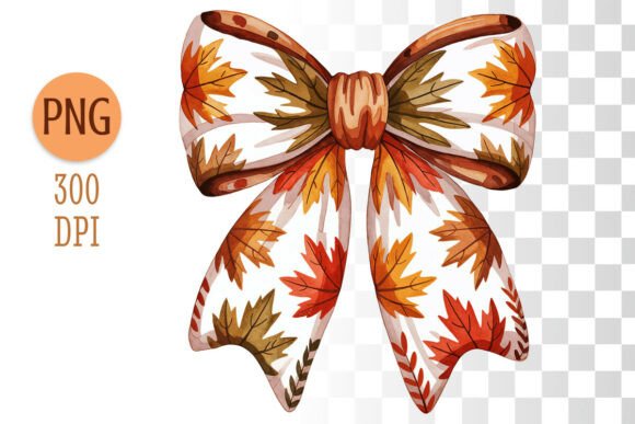 Download Fall Bow Clipart with Autumn Leaves PNG - Leaves png Collection