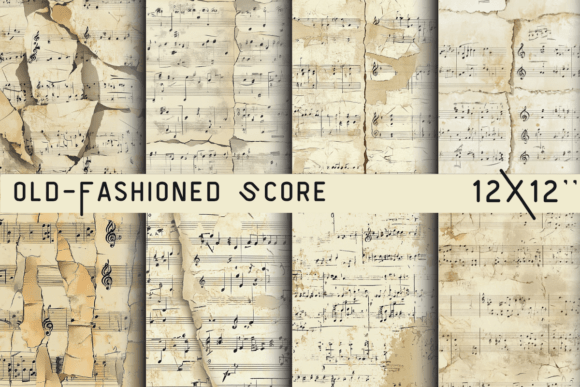 Download Old-Fashioned Score Surfaces - Surfaces Collection
