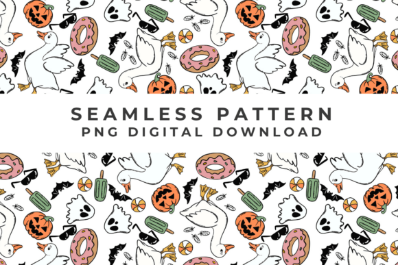 Download Summerween Seamless Fabric Pattern - Fabric pattern Collection